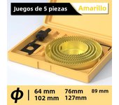 Hole Saw Set,Metal Core, 19-127mm Saw Cup Wood Crown, Drill Bit For Wood ,Woodworking Tools