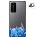 Tumundosmartphone Funda Gel Transparente para Huawei P40 diseño Hipo Dibujos