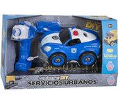Coche Policía con Destornillador y Taladro Vehículos para jugar PICCOLOTOYS