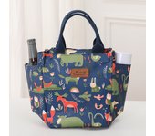 Office workers go out with rice lunch box bag thermal bento bag fashion tote bag canvas hand carrying mommy bag