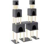 Rascador para Gatos con postes de isal gris obscure199 cm