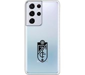 Funda original compatible con Samsung Galaxy S21 Ultra - S30 Ultra - Granada Escudo Negro Transparente SS18-19