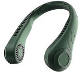 Sin hojas colgando cuello ventilador portátil USB recargable mini pequeño ventilador (d-583-a) Envío gratuito