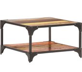 vidaXL Mesa de centro de madera maciza reciclada 90x45x35 cm, 40 x40x36 cm, 60x60x35 cm Mesita de Salón o Comedor o Auxiliar Mesa de Café Meuble Salón