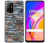 Tumundosmartphone Funda Gel Tpu para Oppo A94 5G diseño Ladrillo 05 Dibujos