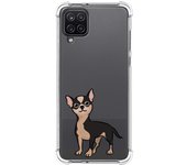 Funda Silicona Antigolpes para Samsung Galaxy A12 diseño Perros 05 Dibujos