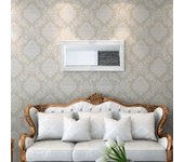 Espejo de maquillaje Barroco Blanco 100x50 cm