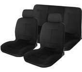 Acomoda Textil – Funda de Asiento para Coche Universal Protectora, Ajustable y Transpirable. Cubierta para Asiento de Automóvil de Fácil Instalación Compatible con Airbag.