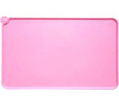 Silicone Dog Cat Bowl Mat Non-Stick Pet Fountain Tray Waterproof Food Pad Puppy Dogs Feeding Drinking Mat Portable Placemat