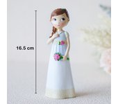 Figura de tarta para comunión de niña, Figura de comunión para tarta para comunión de niña, Porcelana, 8 modelos diferentes, regalo para comunión de niña, regalos originales, figuras decorativas,  Regalantes.com