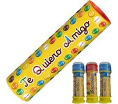 Lacasitos Megatubo 1,5 KG-Te quiero, amigo + 3 POMPEROS LACASITOS