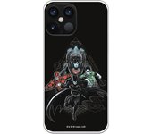 Funda original compatible con iPhone 12 Pro Max con un diseño de JL Multipersonaje fondo Negro