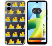 Funda Silicona Transparente para Xiaomi Redmi A1 Plus diseño Pato Dibujos