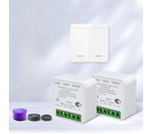 Tuya WiFi Smart Switch 433Mhz Relay Receiver Wireless 1/2/3 Gang 86 Wall Panel Switch APP Control Works with Alexa Google Home
