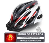 VICTGOAL Bicycle Helmet Men's Ultralight Taillight LED MTB Road Bike Helmet Cycling Motorcycle Electric Scooter Safty Helmets