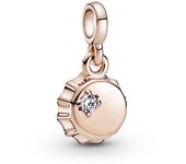 Pandora Pandora Me Pandora ME Charm Colgante con recubrimiento en oro rosa de 14k Tapón de la Suerte 789661C01 , para Mujer