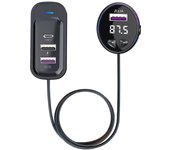 Bluetooth 5.3 FM Transmitter Car kit Handfree Back Row Dual USB Car Charger 3.1A Support U disk MP3 Modulator Music Player