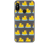 Tumundosmartphone Funda Gel Transparente para Xiaomi Redmi 6 Pro / Mi A2 Lite diseño Pato Dibujos