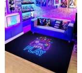 VIKAMA 40x60CM Game Machine Crystal Velvet Carpet Home Living Room Bedroom Bathroom Kitchen Door Mat