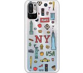 Funda compatible con Xiaomi Redmi Note 10 5G - Poco M3 Pro 5G - Be Unique Funda Gel New York