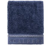 Scalpers Home Toalla de tocador 30x50cm en algodón blanco con rayas