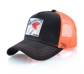 Trucker Caps Men Women Streetwear Hip Hop Baseball Cap With Shark Embroidery Patch Snapback Drake Bones Casquette Four Seasons
