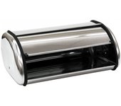 Lola Home Panera de acero inoxidable plateada de 42x27x18 cm