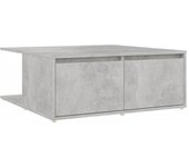 vidaXL Mesa de centro madera contrachapada 80x80x31 cm Blanco, Negro, Gris Mesita de Salón o Comedor o Auxiliar Mesa de Café Meuble Salón