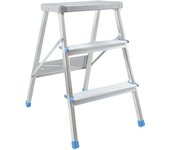 Mediawave Store Taburete SCAB 3 pasos SALGO Aluminio H64cm Art. 850 con gancho