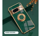 Electroplating Magnetic Ring Bracket Phone Case for Google Pixel 9 Pro 9 8 Pro 8A 8 7Pro 7A 7 6A 5A Shockproof Protection Cover
