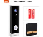 Tuya WiFi Doorbell Camera 1080P HD Battery Video Door Bell Smart Home Night View Security Protect APP Control Alexa Google