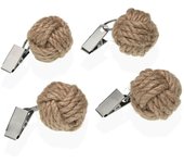 Pinza Sujeta Manteles Versa 3,8 x 3,8 x 3,8 cm 4 Piezas