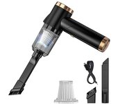 Aspirora de Mano Portátil para Automóvil, Powerful Suction de 9000 PA, Mini plegable, Inalámbrico y Recargable USB - Ideal para Coche/Teclado