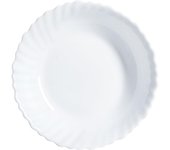Fuentes Feston Luminarc – Redondas y Ovaladas – 28 a 33 cm – Vidrio Opal Blanco