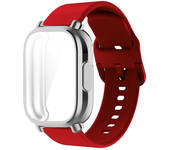 22mm Silicone Strap With Case For Xiaomi Redmi Watch 5 Active Lite Smart Watch Wrist Band And Case For Redmi Watch 5 Active Lite