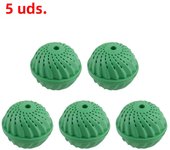 1-5pcs Eco Friendly Laundry Balls Natural Washing Machine Balls Reusable Laundry Detergent Alternative for Washing Machine Green