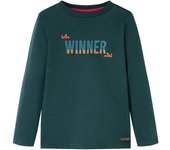 Camiseta Infantil de manga ancha Dark Green 104