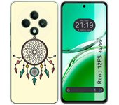 Tumundosmartphone Funda Silicona para Oppo Reno 12FS 4G / 12 FS 5G diseño Atrapasueños Dibujos