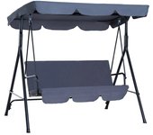 Columpio Balancin de 3 Plazas Gris. Muebles de Jardin y Terraza     Saldos y Stocks