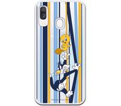Funda original compatible con Samsung Galaxy A40 - Sylvestre Piolin Cortina Vertical
