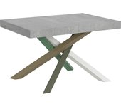 Mesa extensible 90x190/224 cm Volantis Estructura de cemento 4/A