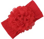 Chiffon Flower Nylon Baby Headbands Children's Hair Bands Infant Soft High Elastic Headdress Solid Boys Girls Hair Accessories