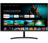 Spc smart monitor 23.8” va fullhd 1080p wifi, bluetooth - respuesta 16ms - mando a distancia - altavoces incorporados - 16:9 - usb 2.0, hdmi 1.4 - vesa 100x100mm