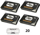 Razor Blades For Double Edge Razor,Stainless Steel Blades Used for Folding Knife with Shaving & Hair Removal 100pcs