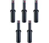 K RAIN Pack 5 Aspersor de riego KRain Minipro 1/2'' | Alcance 5,1 a 9,1 m | Aspersor ajustable profesional
