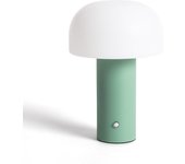 Ledkia Lámpara de Mesa LED Portátil con Batería USB Recargable Leta Negro