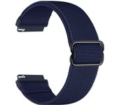 20mm 22mm Elastic Nylon Loop Strap for Samsung Galaxy Watch 4 5 6 7 40/44mm Pro Calssic 42/46mm Band Huawei Gt2/3 Amazfit Gts2/4