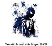 2PCS Marvel Spiderman Iron Man Hulk Loki Iron-on Transfers for Clothing Hot Transfer Stickers Fusible Patch T-Shirts Sweatshirt