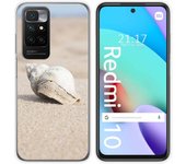 Funda Silicona para Xiaomi Redmi 10 (2021/2022) diseño Concha Dibujos