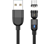 540 Rotate Magnetic USB C IPone Cable Micro USB Cable For iPhone 14 13 X 7 8s Pro Max Samung S20 21 Xiaomi Huawei Charger Cord